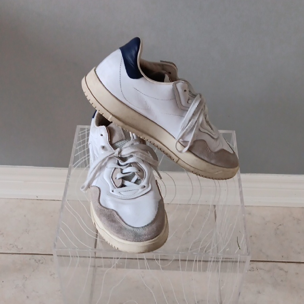 KITH X Adidas White and Gray Men's Sneakers